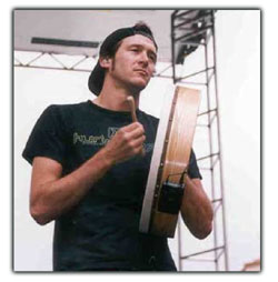 Carter with Bodhran