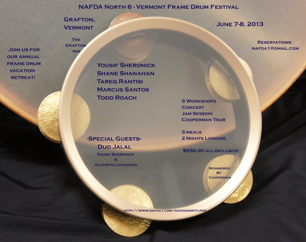 Vermont Frame Drum Workshops and Festival.